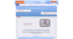 Desktop Screenshot of dysplasie-fibreuse-des-os.info