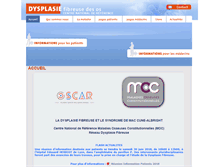 Tablet Screenshot of dysplasie-fibreuse-des-os.info